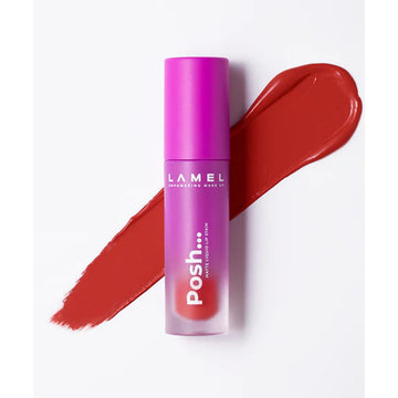 Lamel - Posh Matte Liquid Lip Stain - 406 Ruby Red